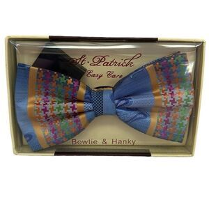 St. Patrick Easy Care Bow tie & Hawky.